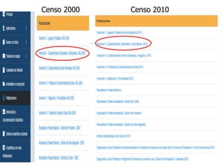 Censo 2000 Censo 2010
 