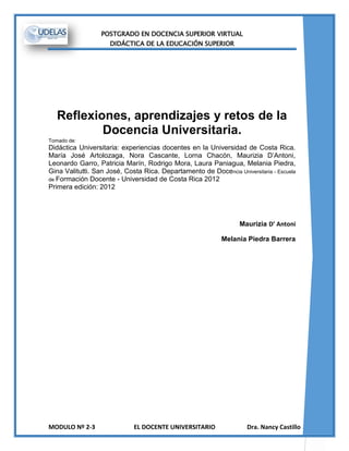 Modulo 2 3 reflexiones aprendizajes y retos | PDF