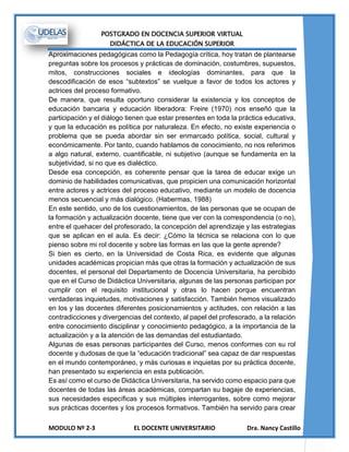 Modulo 2 3 reflexiones aprendizajes y retos | PDF