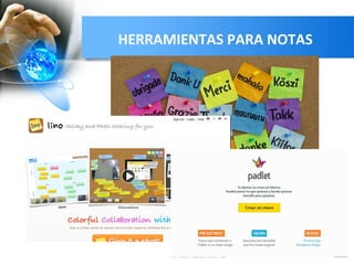 HERRAMIENTAS PARA NOTAS