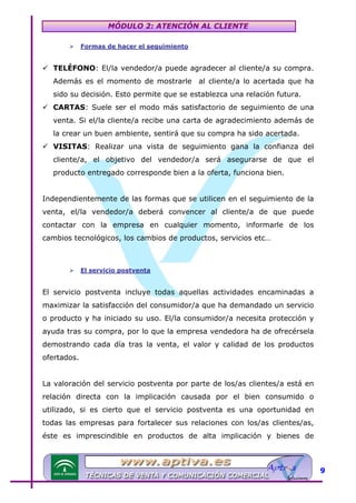 Modulo 2 tecnicas de venta | PDF