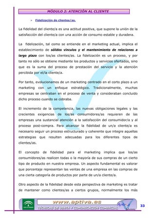 Modulo 2 tecnicas de venta | PDF