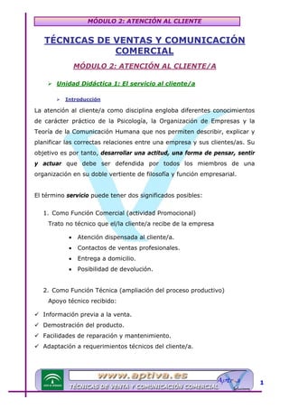 Modulo 2 tecnicas de venta | PDF