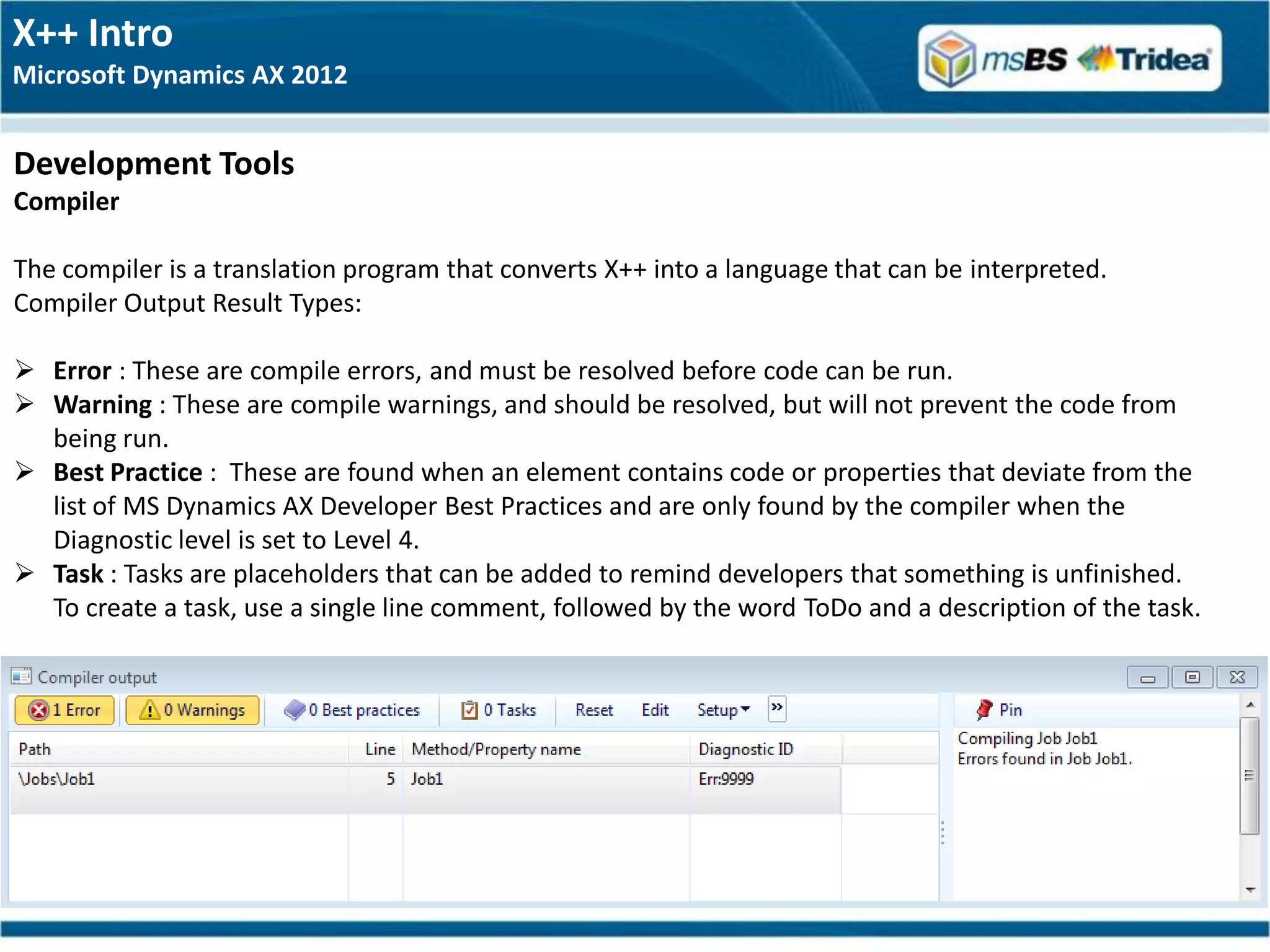 Microsoft Dynamics AX 2012 - Development Introduction Training - Part 2 ...
