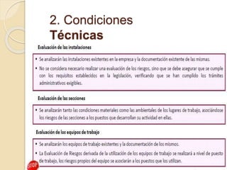 2. Condiciones
Técnicas
 