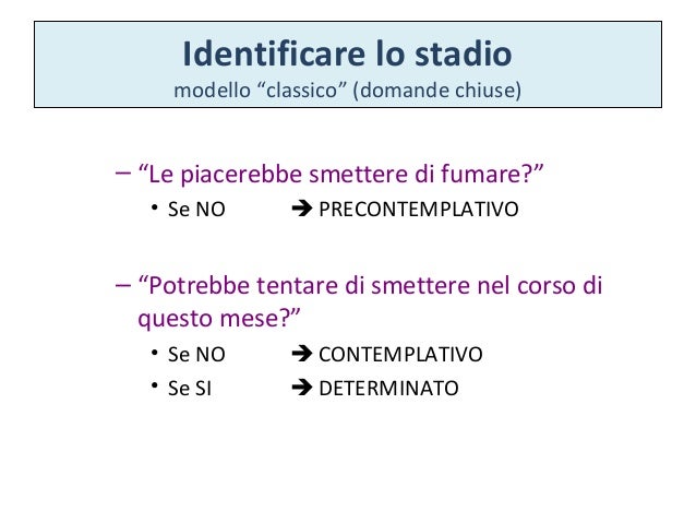 Il sentimento chi ha smesso di fumare risposte