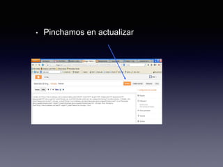 • Pinchamos en actualizar
 