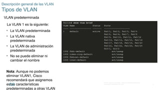 Esta es una presentacion de cisco con VLANS | PPTX