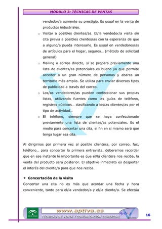 Modulo 3 tecnicas de venta | PDF