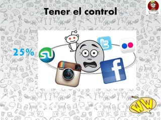 Tener el control
25%
 