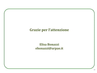 34
Grazie per l’attenzione
Elisa Bonazzi
ebonazzi@arpae.it
 