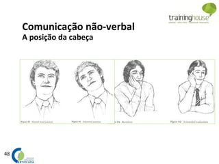 48
Comunicação não-verbal
A posição da cabeça
 