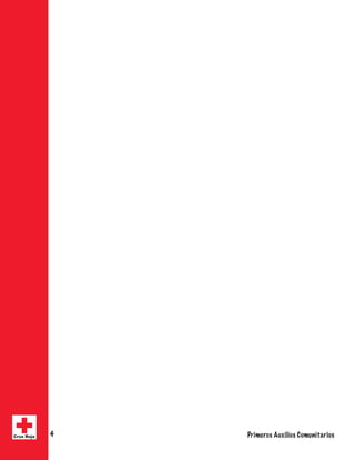 Primeros A Cruz Roja 4 uxilios Comunitarios 
 