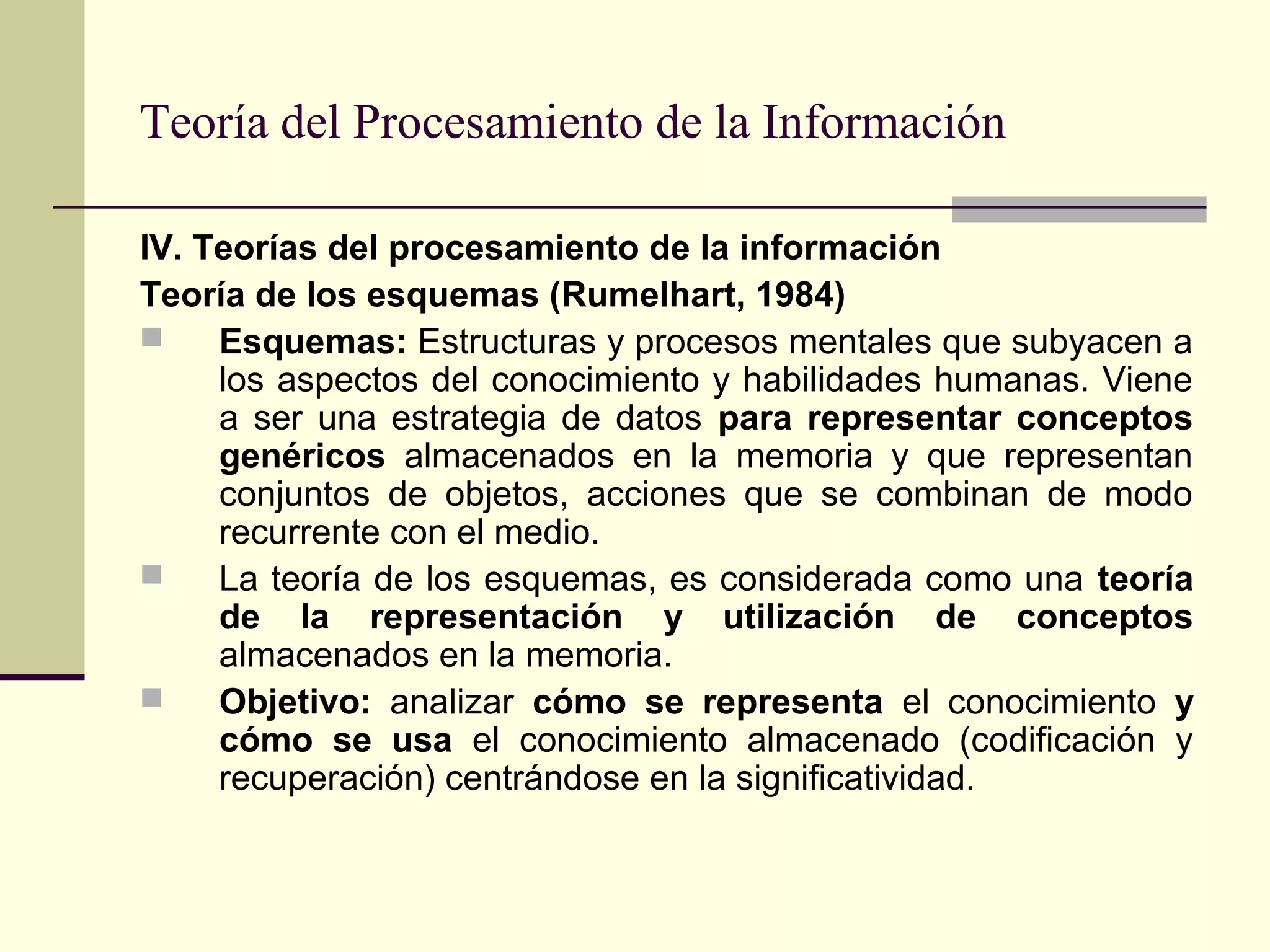 Modulo+3 procesamiento de la informacion t cognitivas | PPT