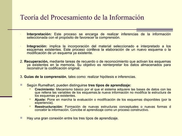 Modulo+3 procesamiento de la informacion t cognitivas | PPT