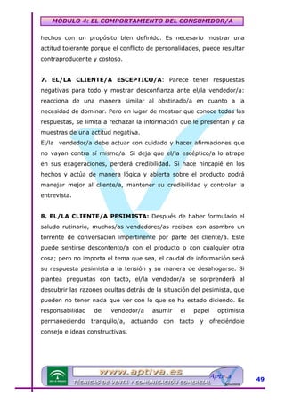 Modulo 4 tecnicas de venta | PDF