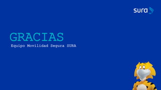 GRACIAS
Equipo Movilidad Segura SURA
 