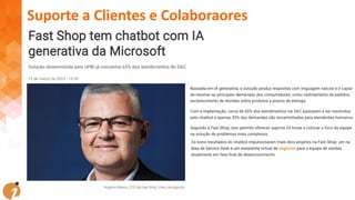 Suporte a Clientes e Colaboraores
 