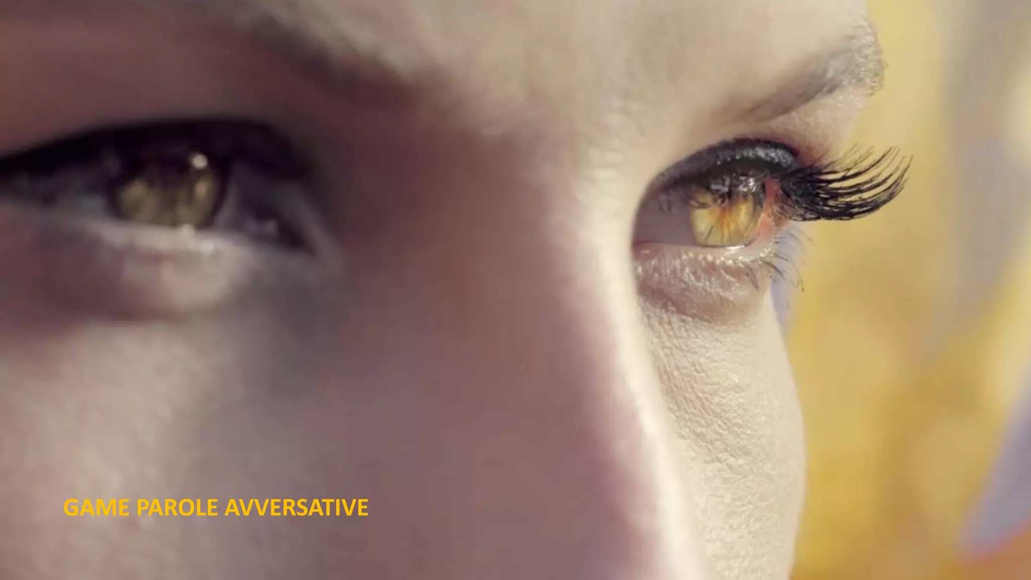 GAME PAROLE AVVERSATIVE
 