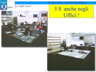 Dr. Silvio Marzo – Consulente di Direzione 5 S  anche negli Uffici ! 