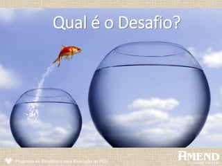 Programa de Excelência para Execução no PDV
Qual é o Desafio?
 