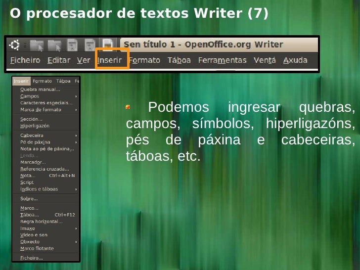 openoffice writer ubuntu