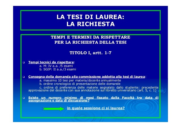 Corso 2012 13 9 Redazione Tesi Di Laurea