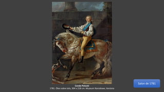 Conde Potocki
1781. Óleo sobre tela, 304 x 218 cm. Muzeum Narodowe, Varsóvia
Salon de 1781
 
