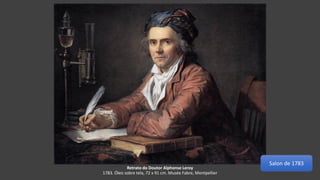 Retrato do Doutor Alphonse Leroy
1783. Óleo sobre tela, 72 x 91 cm. Musée Fabre, Montpellier
Salon de 1783
 