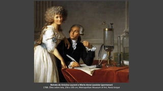 Retrato de Antoine-Laurent e Marie-Anne Lavoisier (pormenor)
1788. Óleo sobre tela, 256 x 195 cm, Metropolitan Museum of Art, Nova Iorque
 