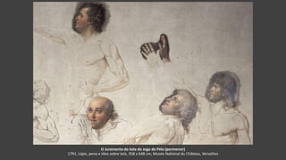 O Juramento da Sala do Jogo da Péla (pormenor)
1791. Lápis, pena e óleo sobre tela, 358 x 648 cm, Musée National du Château, Versalhes
 