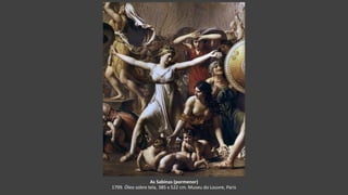 As Sabinas (pormenor)
1799. Óleo sobre tela, 385 x 522 cm. Museu do Louvre, Paris
 