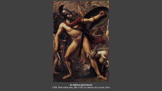 As Sabinas (pormenor)
1799. Óleo sobre tela, 385 x 522 cm. Museu do Louvre, Paris
 