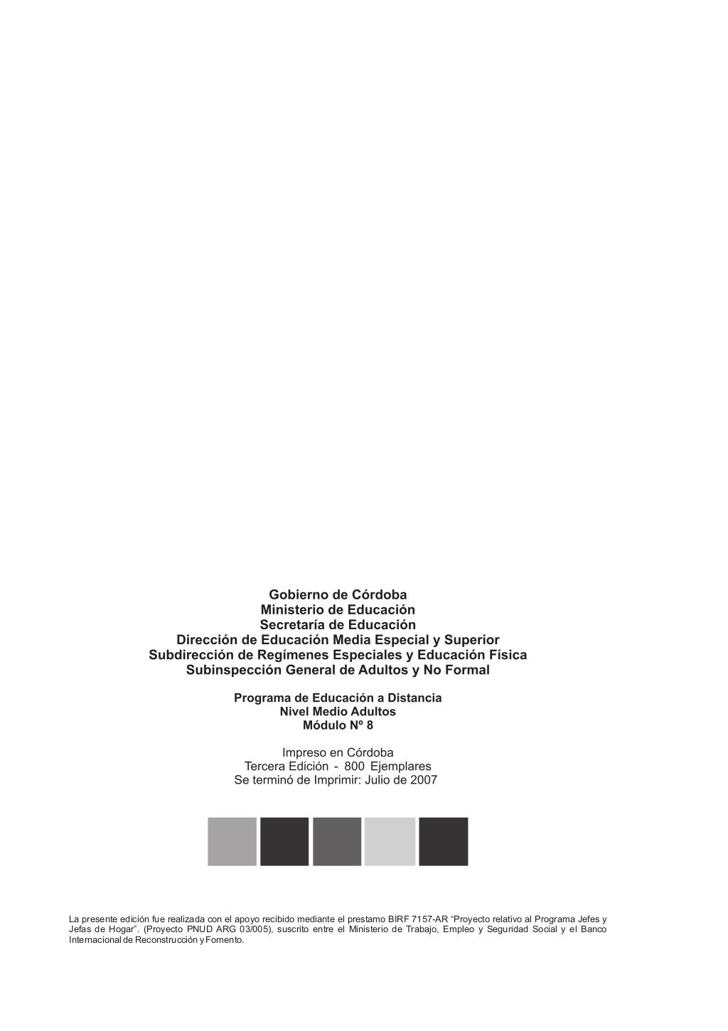 Modulo 8