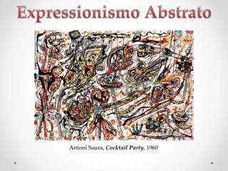Antoní Saura, Cocktail Party, 1960

 