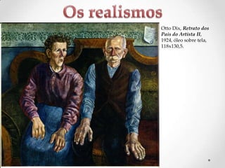 Otto Dix, Retrato dos
Pais do Artista II,
1924, óleo sobre tela,
118x130,5.

 