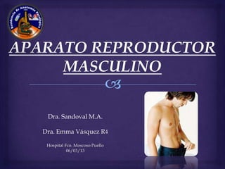 Dra. Sandoval M.A.

Dra. Emma Vásquez R4

 Hospital Fco. Moscoso Puello
           06/03/13
 