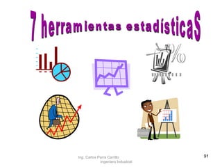 7 herramientas estadísticaS Ing. Carlos Parra Carrillo  Ingeniero Industrial 