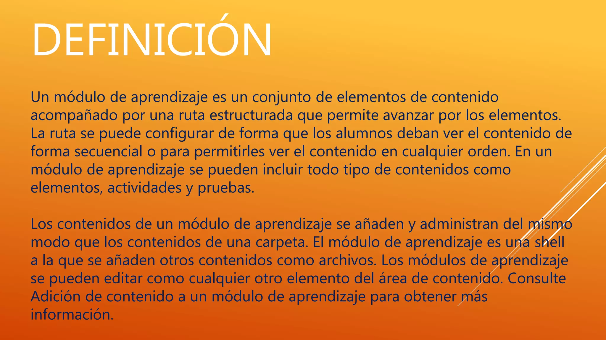 Modulo de aprendizaje | PPTX