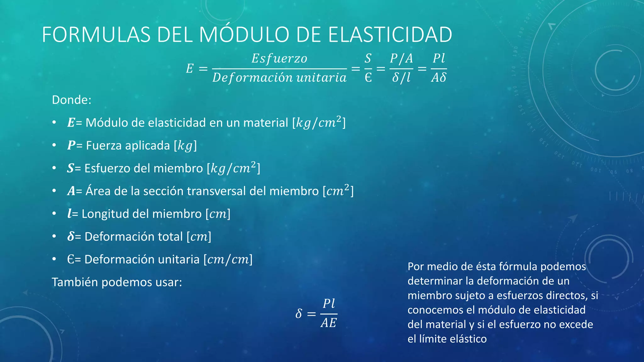 Modulo de elasticidad | PPTX