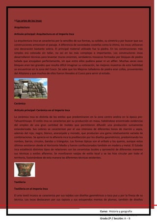 Modulo de historia y geografia de segundo año | DOCX
