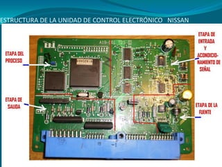 ESTRUCTURA DE LA UNIDAD DE CONTROL ELECTRÓNICO NISSAN
 