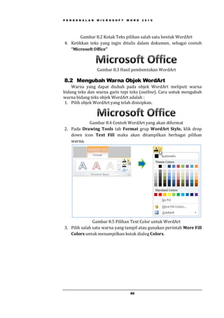 Modul office word 2010 | PDF