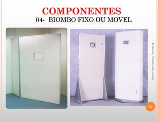 Professor:ValdetrudesJunior
04- BIOMBO FIXO OU MOVEL
COMPONENTESCOMPONENTES
32
 