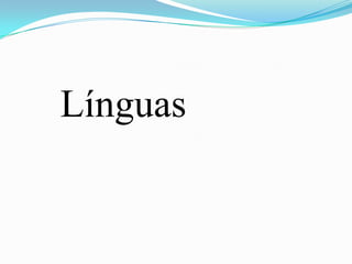 Línguas
 