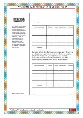 ATLETISMO PARA MEJORAR LA CONDICIÓN FÍSICA
26
 