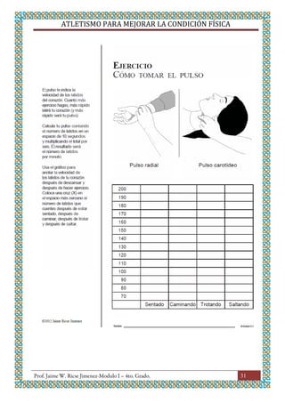 ATLETISMO PARA MEJORAR LA CONDICIÓN FÍSICA
31
 