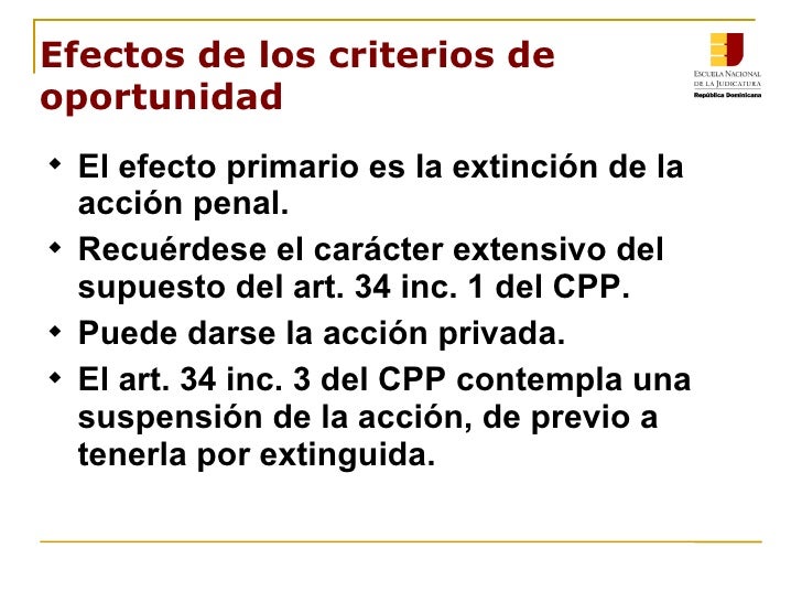 ENJ-300 Modulo III Criterio de oportunidad