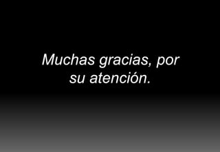 Muchas gracias, por
su atención.
 