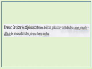 Modulo III. evaluación